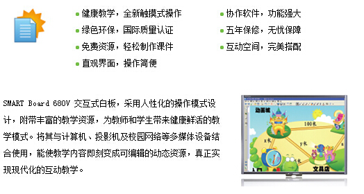 web|SMART Board 680 交互式白板|教學家具|教室家具-【OF365學校家具】