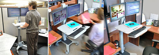 Ergotron|WorkFit-C (yng)|Ergotron @ʾ֧|XҼҾ|OF365W(xu)УҾ